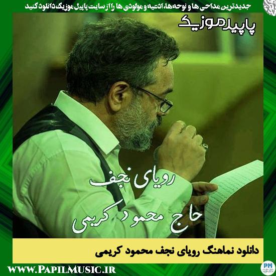 دانلود آهنگ رویای نجف از محمود کریمی